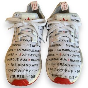 ADIDAS ORIGINAL NMD_R1 WHITE TOKYO SNEAKER. WOMEN’S SIZE 6